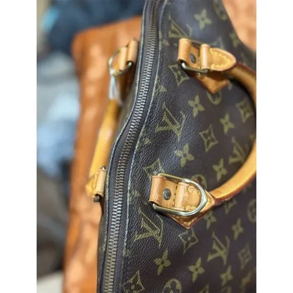 Louis Vuitton Monogram Alma PM Vintage 1994 Satchel Bag Brown with dust bag - Picture 12 of 16